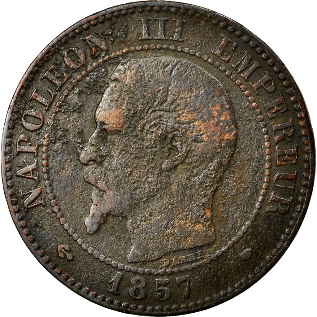 Coin, France, Napoleon III, Napoléon III, 2 Centimes, 1857, Marseille