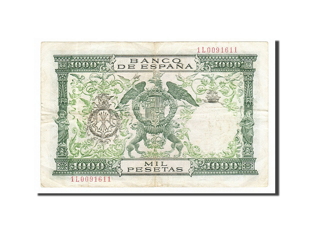 Banknote, Spain, 1000 Pesetas, 1957, 1957-11-29, VF(30-35)