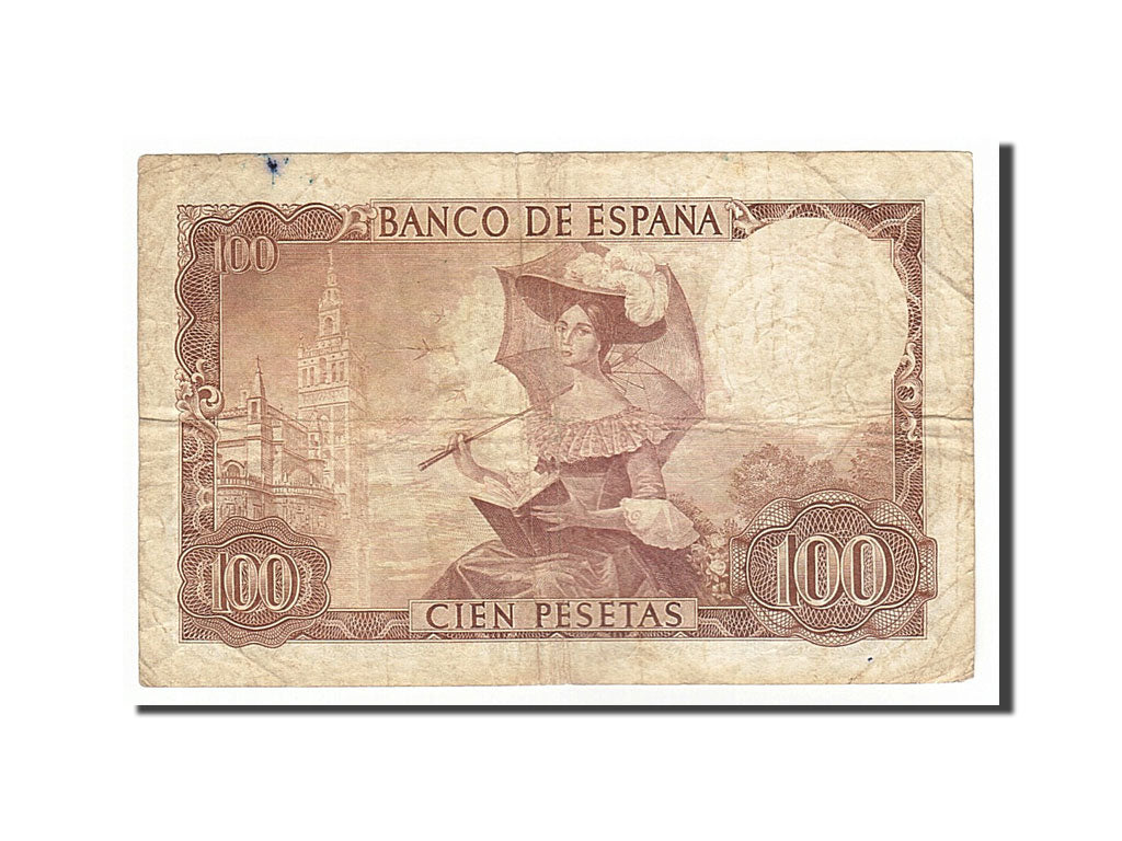Biljet, Spanje, 100 Pesetas, 1965, 1965-11-19, TB