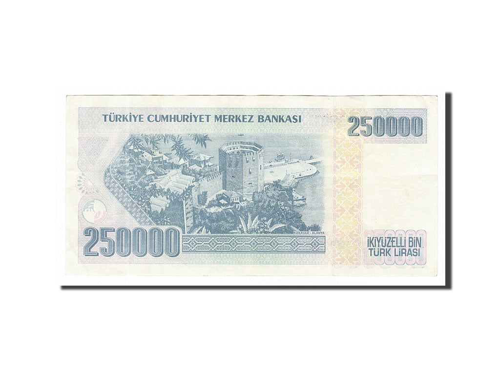Banknote, Turkey, 250,000 Lira, 1998, AU(55-58)