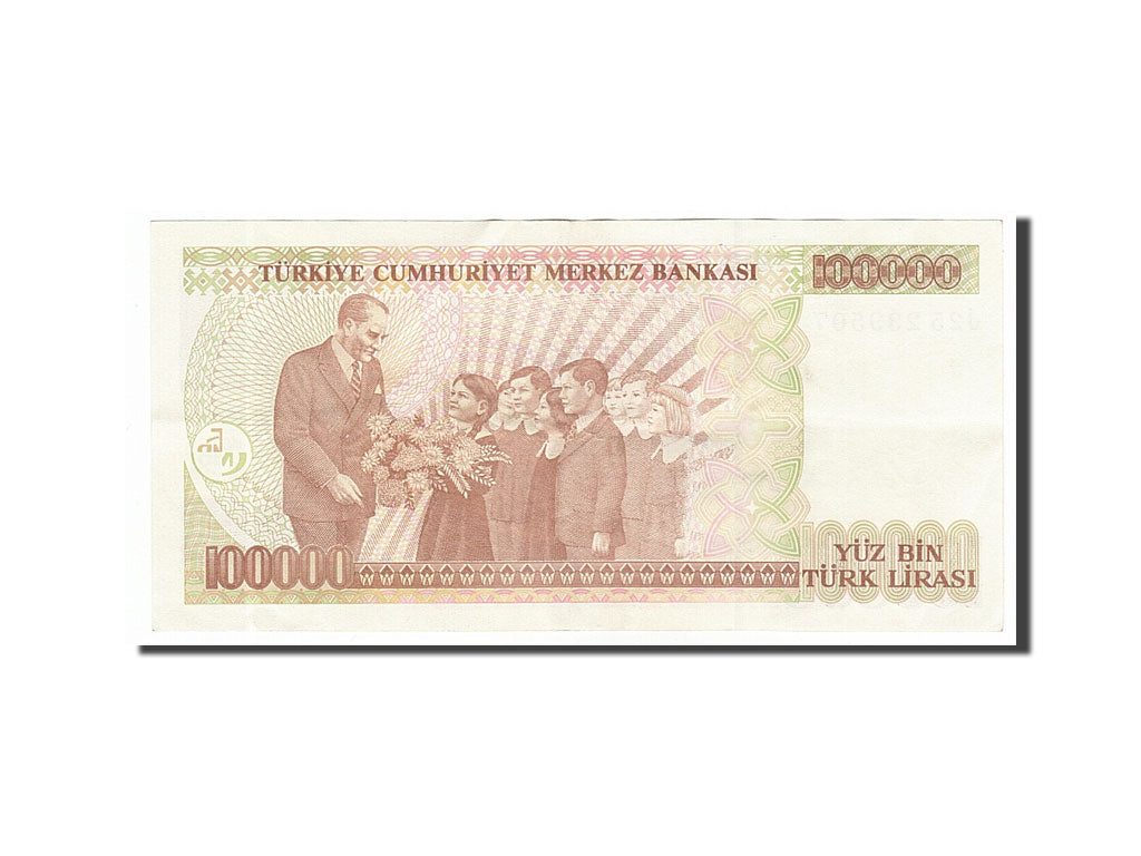 Banknote, Turkey, 100,000 Lira, 1997, AU(55-58)