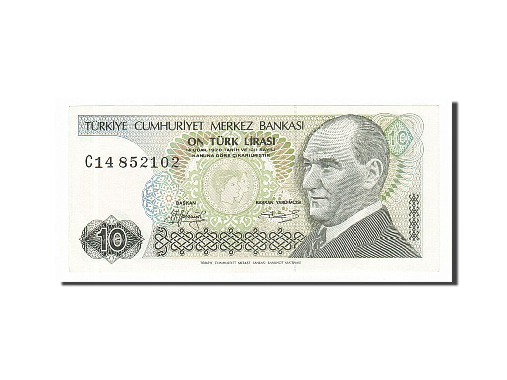 Biljet, Turkije, 10 Lira, 1979, SPL