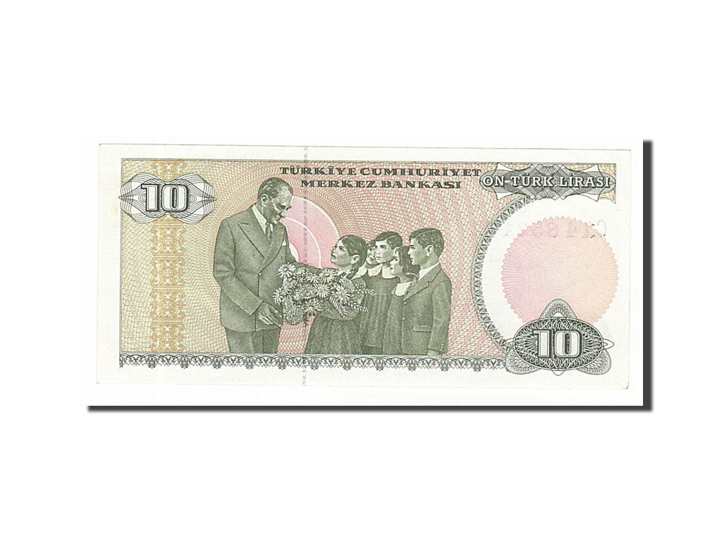 Biljet, Turkije, 10 Lira, 1979, SPL