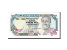 Banknote, Zambia, 10 Kwacha, 1989, UNC(63)
