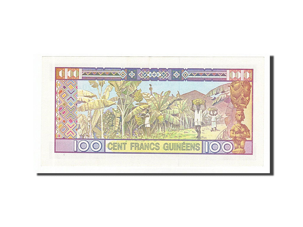 Banknote, Guinea, 100 Francs, 1985, AU(55-58)