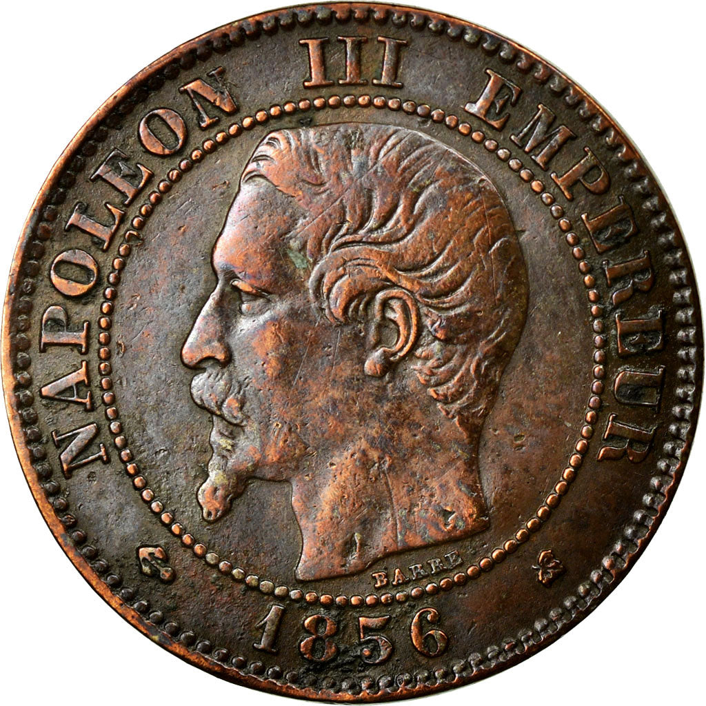 Coin, France, Napoleon III, Napoléon III, 2 Centimes, 1856, Bordeaux
