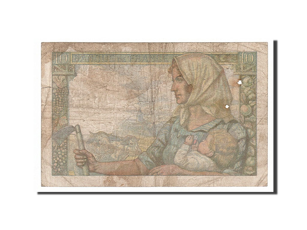 Billet, France, 10 Francs, 10 F 1941-1949 ''Mineur'', 1945, 1945-04-26, B+