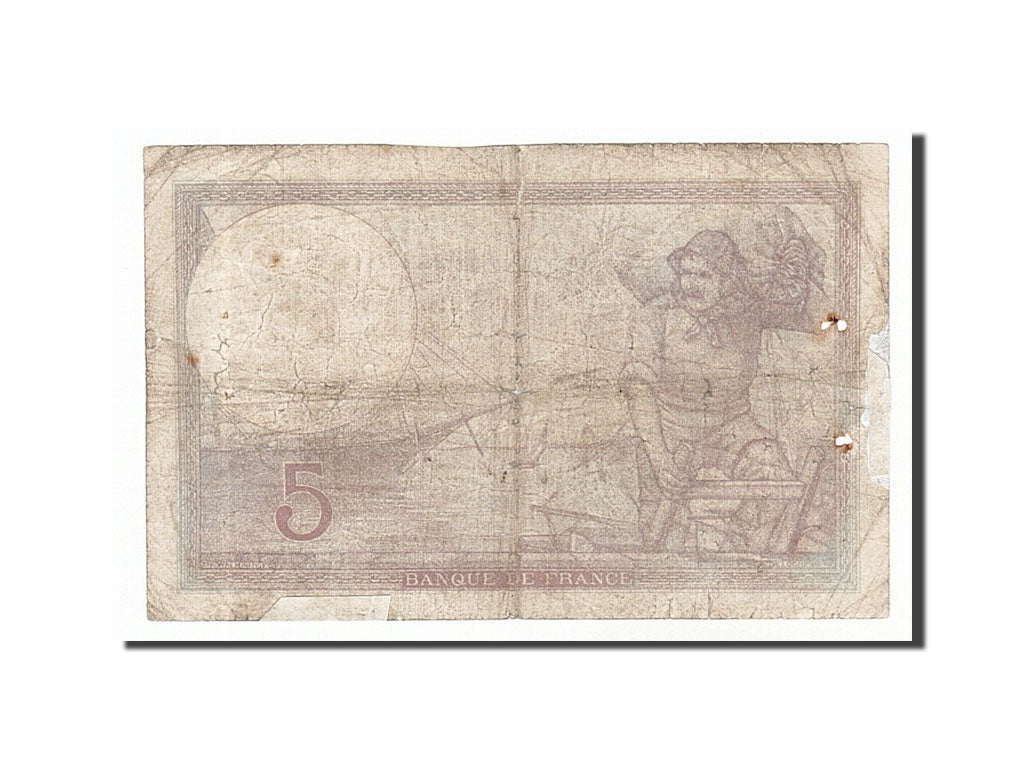 Billete, Francia, 5 Francs, 5 F 1917-1940 ''Violet'', 1940, 1940-12-12, RC