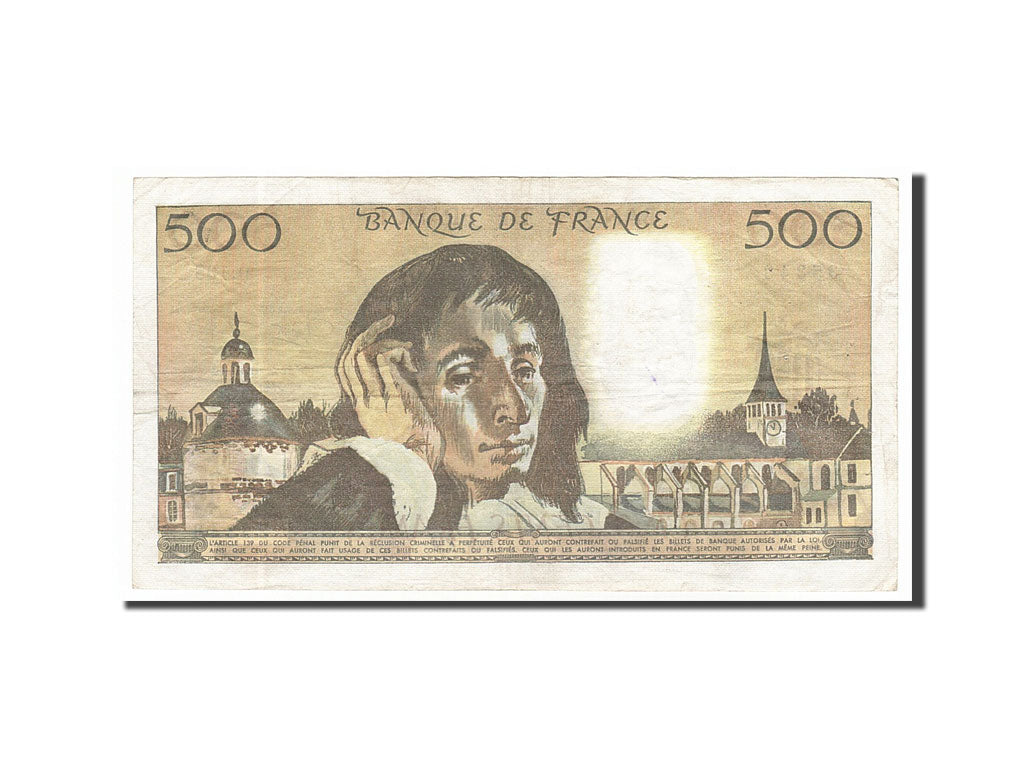 Billet, France, 500 Francs, 500 F 1968-1993 ''Pascal'', 1979, 1979-06-07, TTB