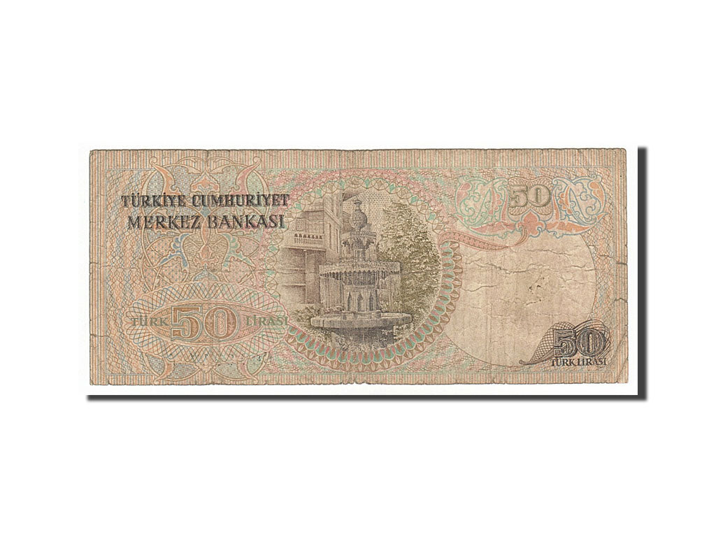 Banconote, Turchia, 50 Lira, 1976, MB