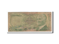Banknote, Turkey, 10 Lira, 1975, VF(20-25)