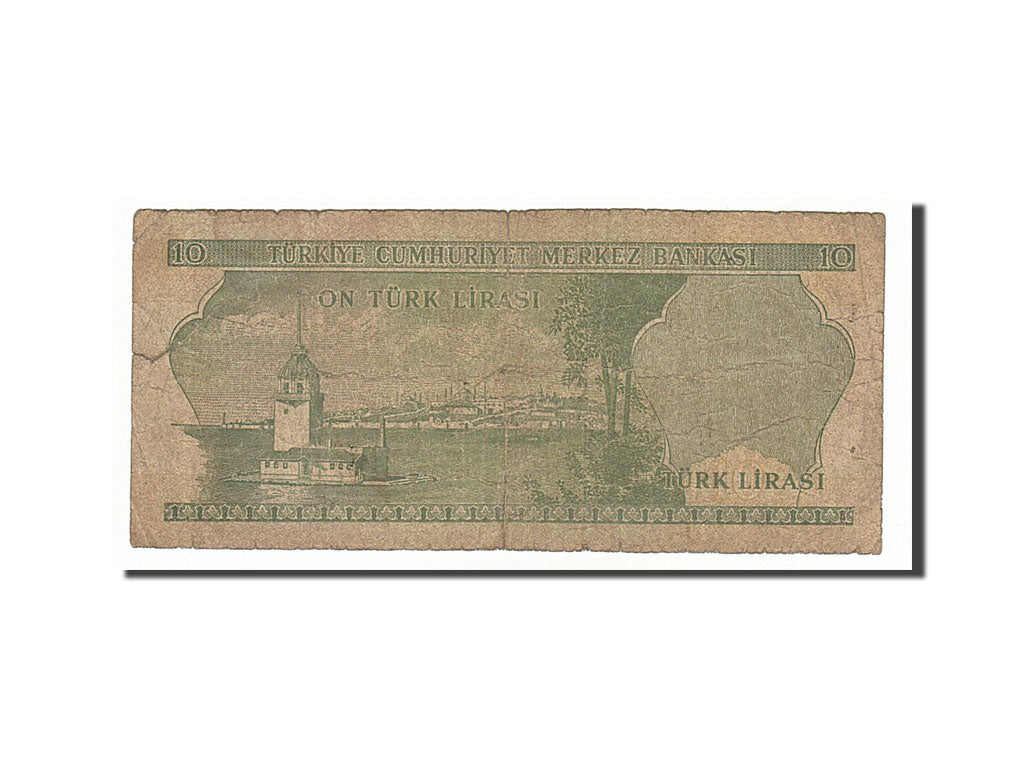 Banknote, Turkey, 10 Lira, 1975, VF(20-25)