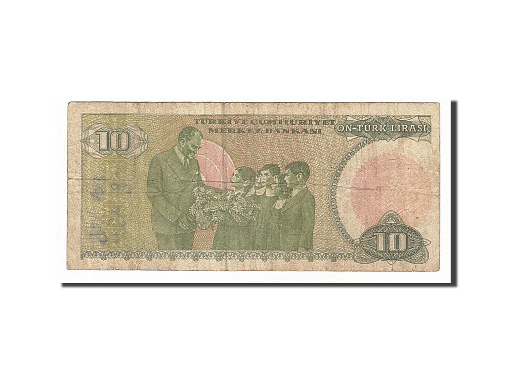 Banconote, Turchia, 10 Lira, 1979, MB