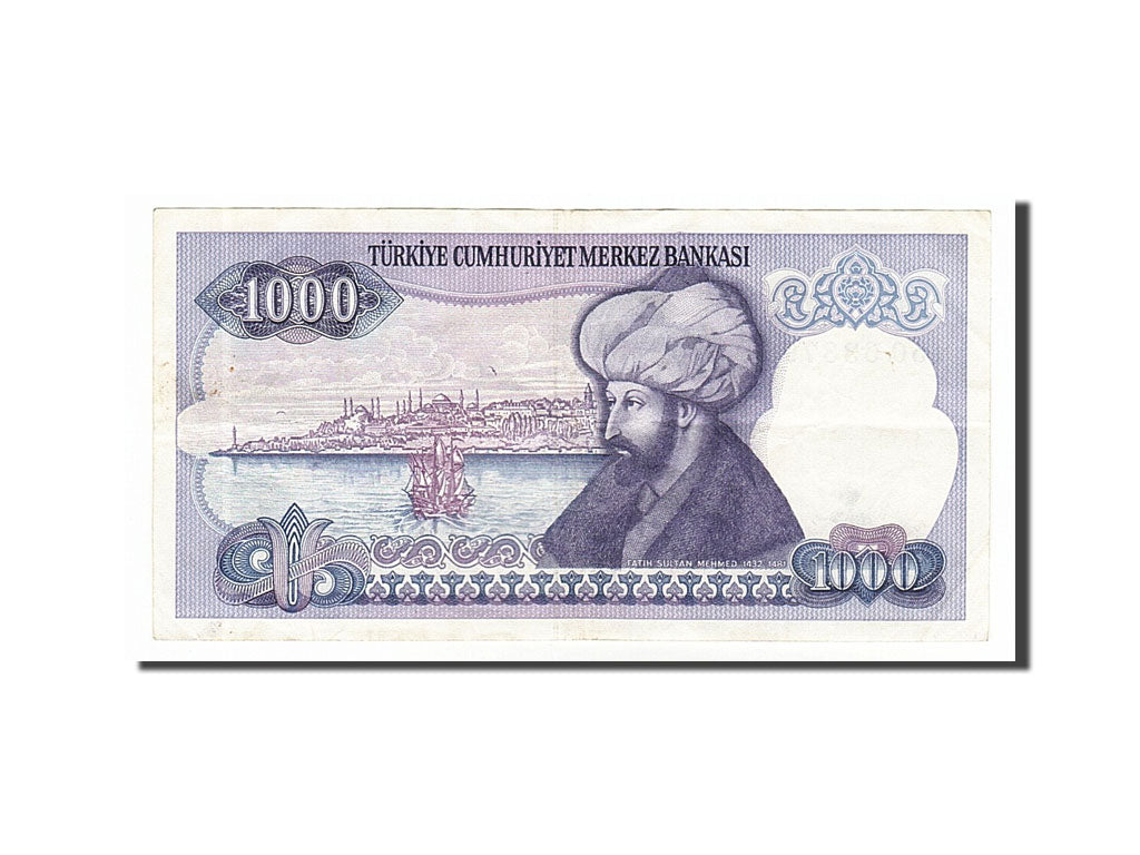 Banknote, Turkey, 1000 Lira, 1986, AU(50-53)