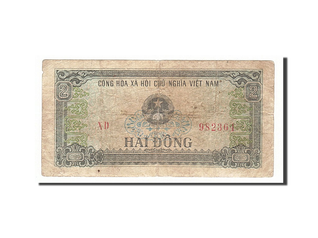 Banconote, Vietnam, 2 D<ox>ng, 1980, MB