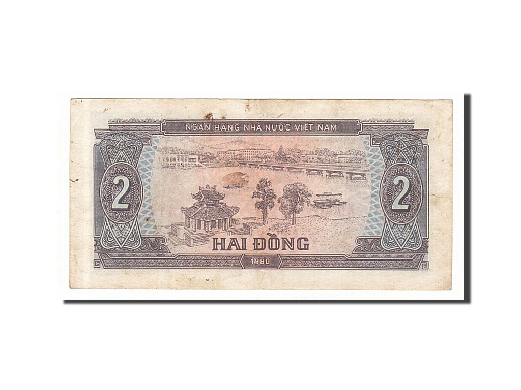 Banknot, Wiet Nam, 2 D<ox>ng, 1980, VF(30-35)