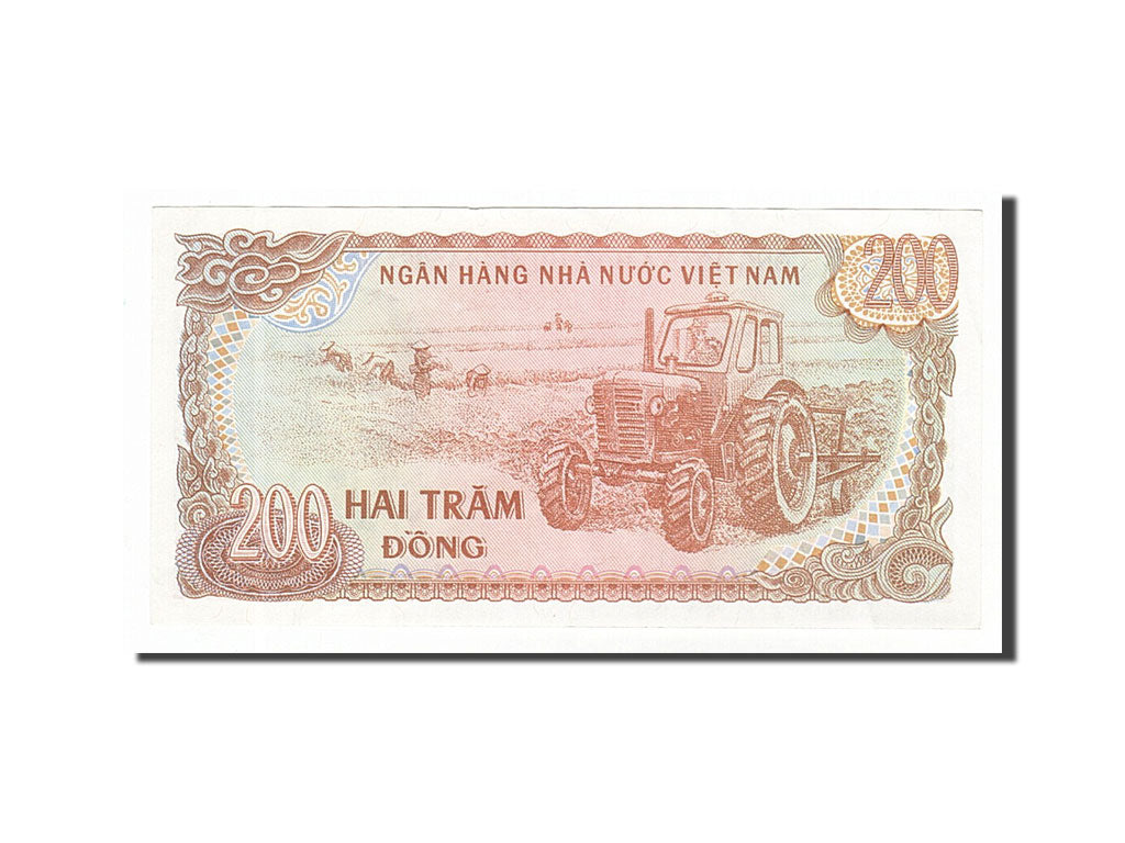 Banknote, Viet Nam, 200 Dông, 1987, AU(55-58)