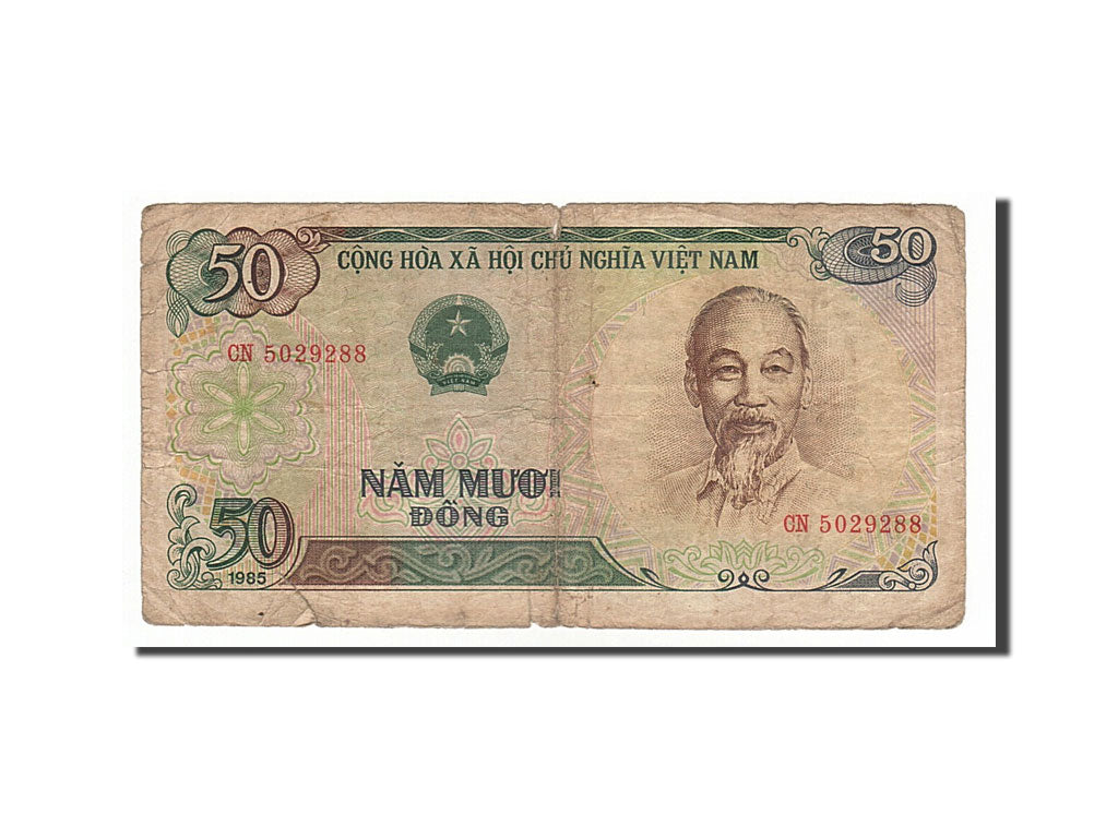 Banknot, Wiet Nam, 50 D<ox>ng, 1985, VG(8-10)