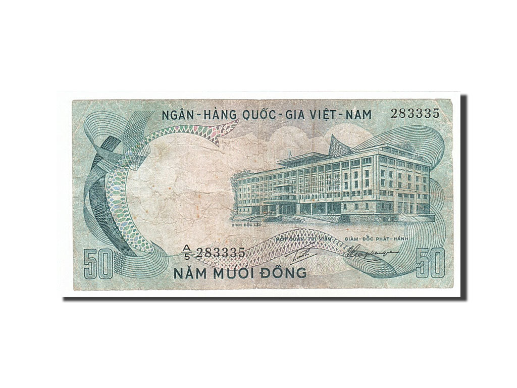 Billet, South Viet Nam, 50 D<ox>ng, 1972, B+