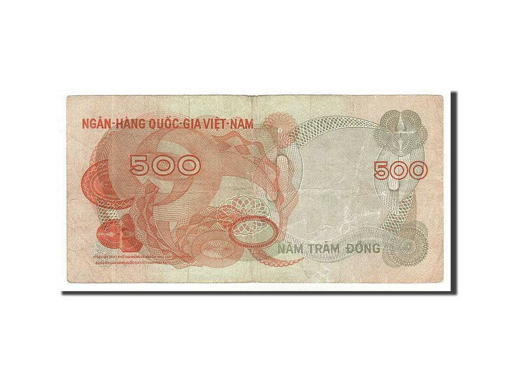 Banknote, South Viet Nam, 500 Dông, 1970, VF(30-35)