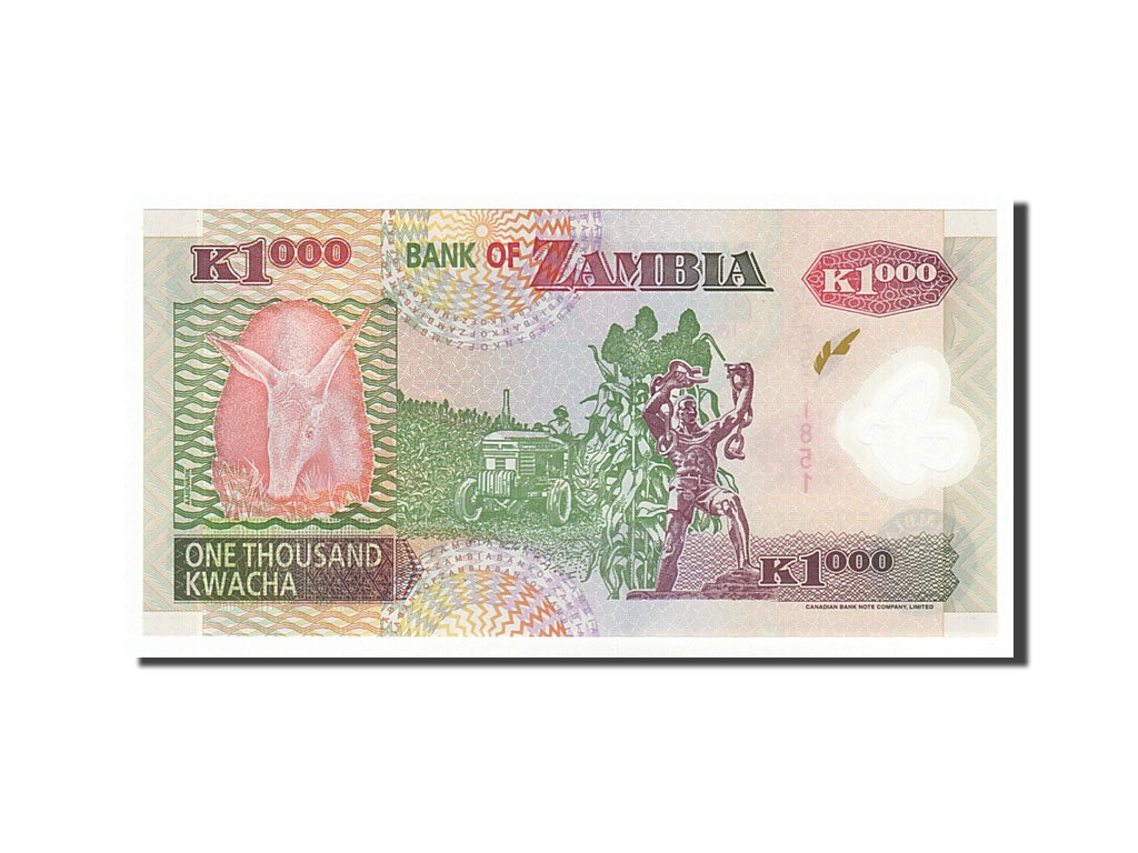 Banknote, Zambia, 1000 Kwacha, 2005, UNC(65-70)
