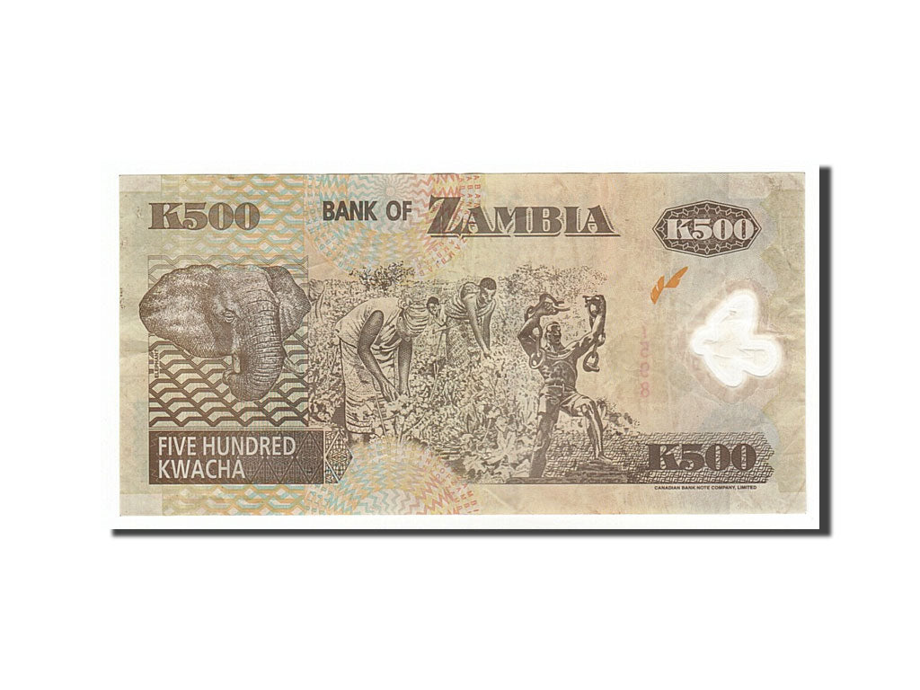 Banknote, Zambia, 500 Kwacha, 2004, EF(40-45)