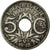 Moneta, Francia, Lindauer, 5 Centimes, 1918, MB, Rame-nichel, KM:865