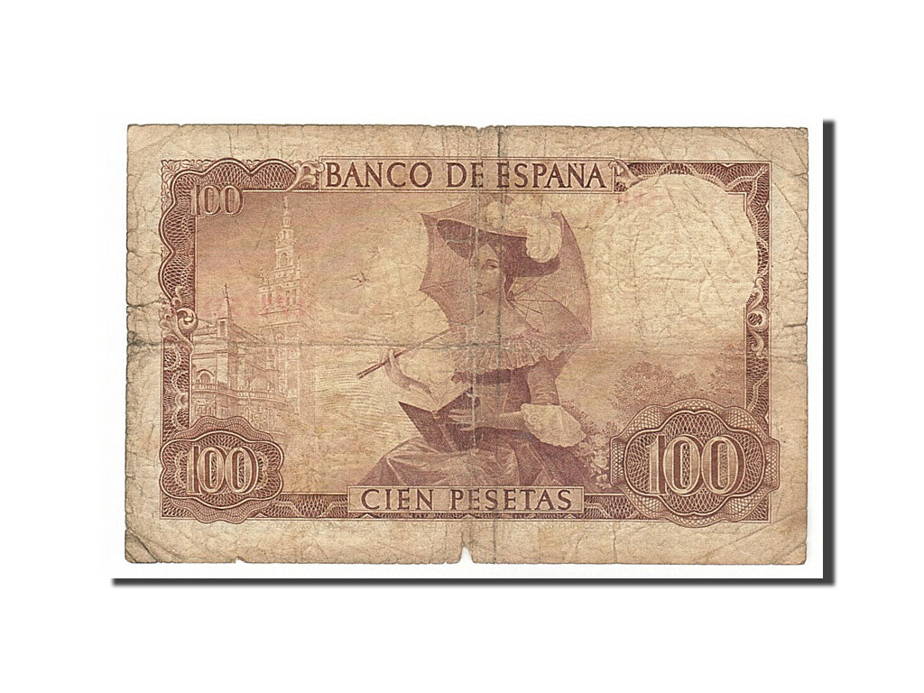 Banknote, Spain, 100 Pesetas, 1965, 1965-11-19, F(12-15)