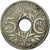 Moneta, Francia, Lindauer, 5 Centimes, 1919, BB, Rame-nichel, KM:865