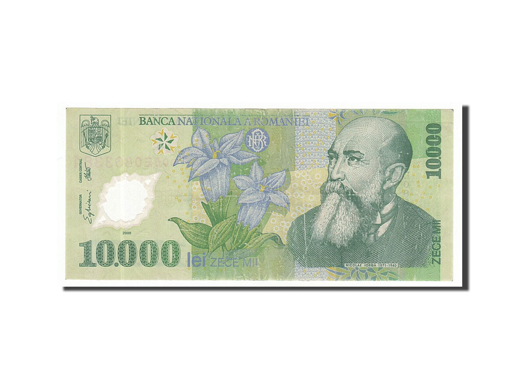 Banconote, Romania, 10,000 Lei, 2000, BB