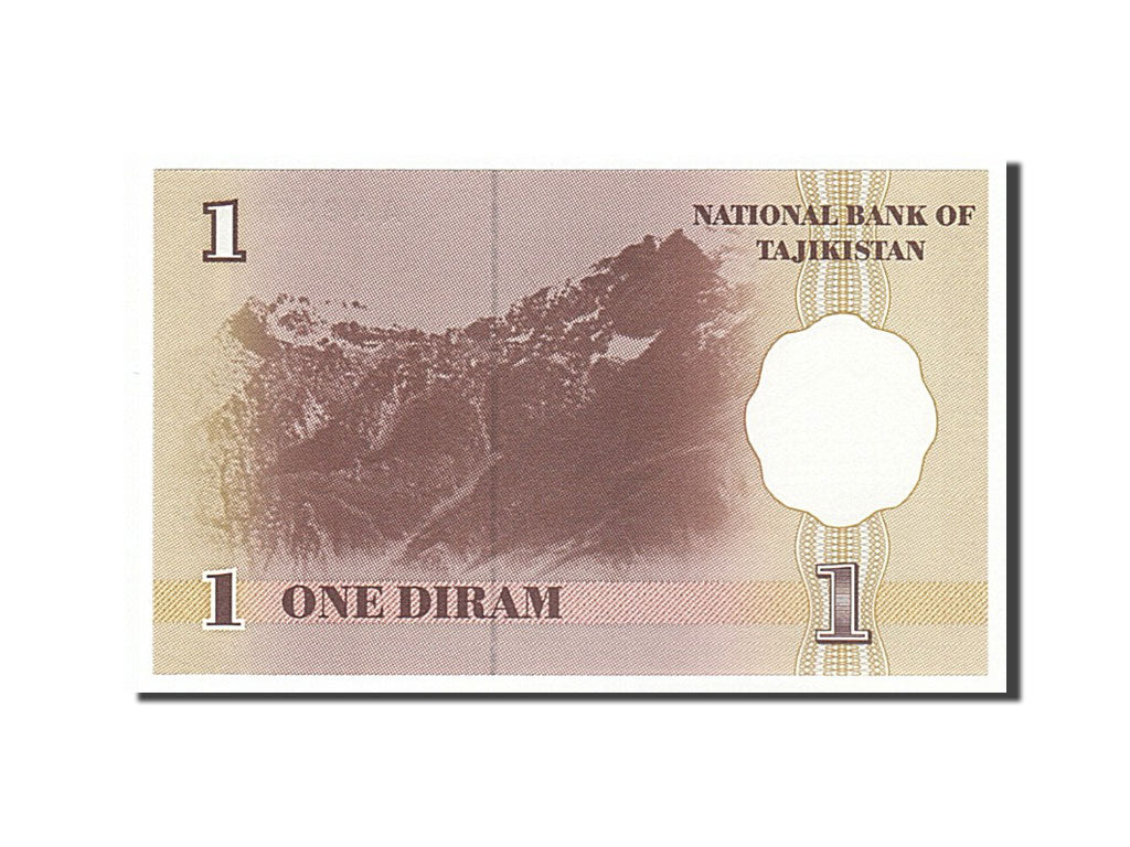 Banknote, Tajikistan, 1 Diram, 1999, UNC(65-70)