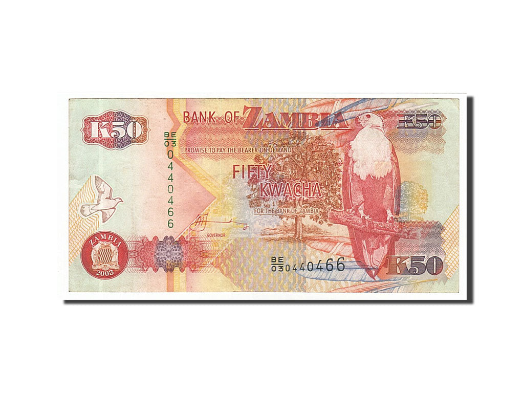 Geldschein, Sambia, 50 Kwacha, 2003, SS
