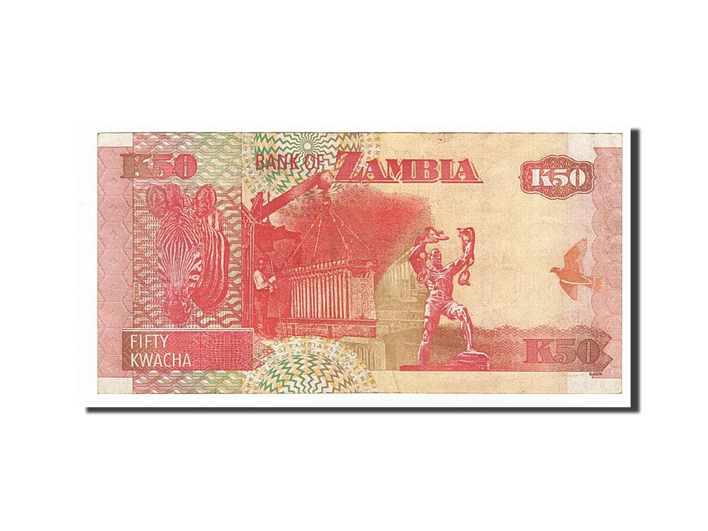 Geldschein, Sambia, 50 Kwacha, 2003, SS