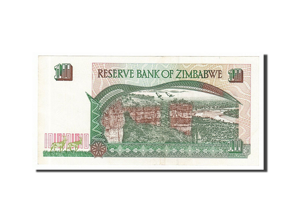 Billete, 10 Dollars, 1997, Zimbabue, EBC+