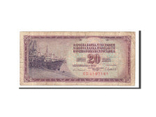 Banknote, Yugoslavia, 20 Dinara, 1981, 1981-11-04, VF(20-25)