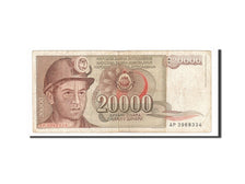 Banknote, Yugoslavia, 20,000 Dinara, 1987, 1987-05-01, VF(30-35)