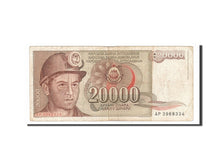 Billet, Yougoslavie, 20,000 Dinara, 1987, 1987-05-01, TB+
