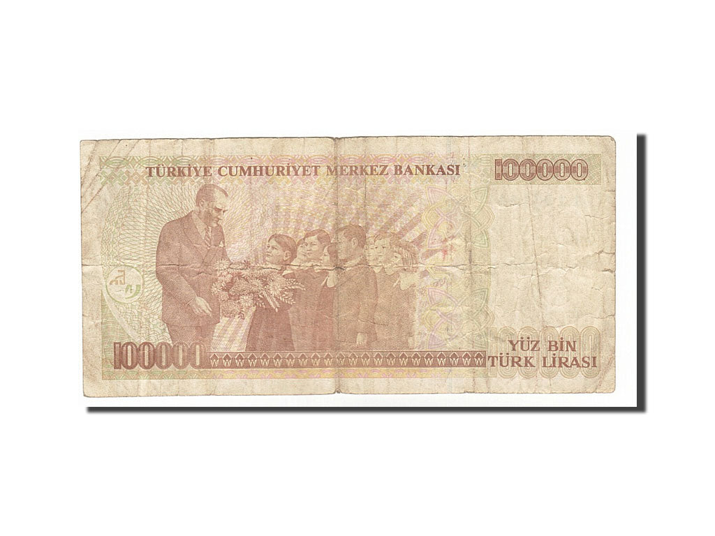 Geldschein, Türkei, 100,000 Lira, 1991, S+