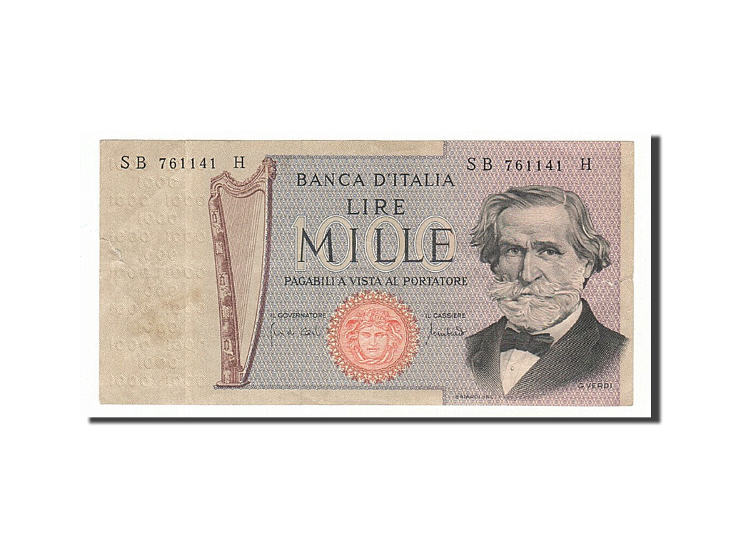 Banconote, Italia, 1000 Lire, 1971, 1971-03-11, BB