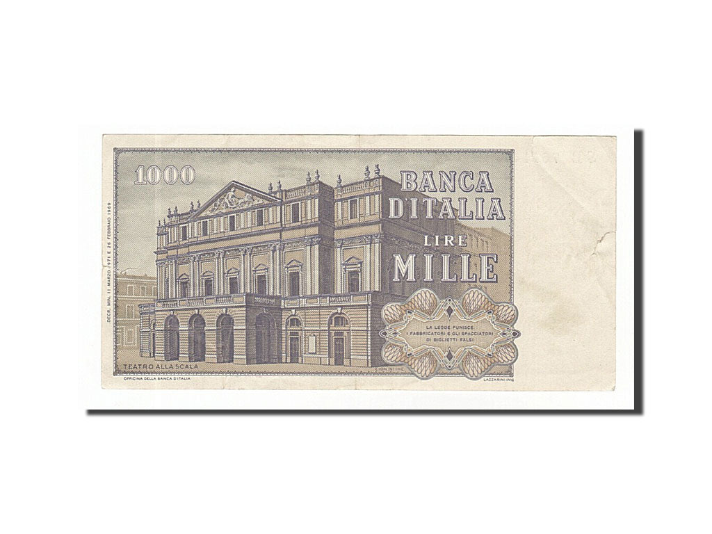Banconote, Italia, 1000 Lire, 1971, 1971-03-11, BB