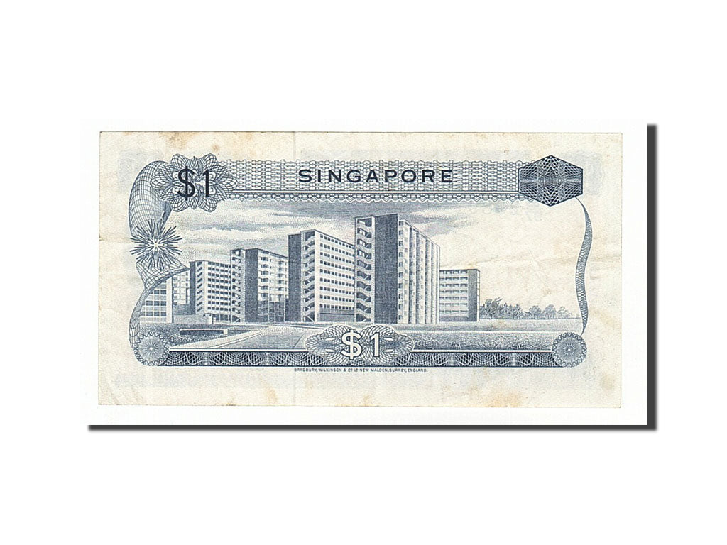 Banknote, Singapore, 1 Dollar, 1971, AU(50-53)