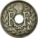 Moneta, Francia, Lindauer, 5 Centimes, 1924, Poissy, BB, Rame-nichel, KM:875