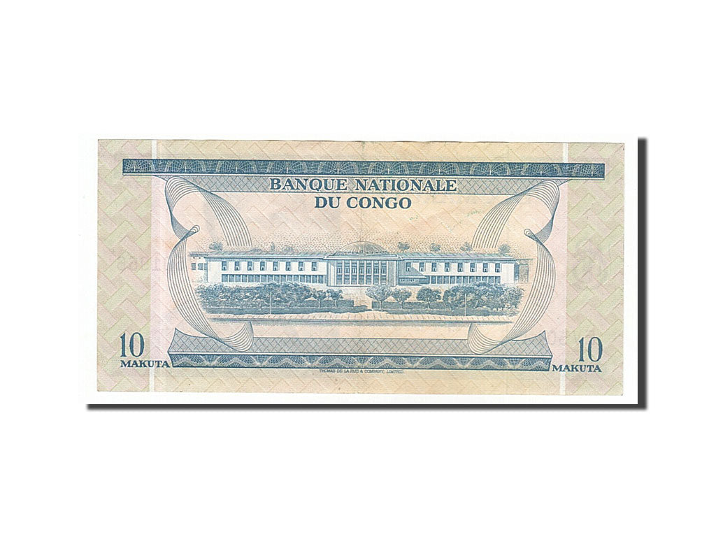 Banknote, Congo Democratic Republic, 10 Makuta, 1970, 1970-01-21, AU(55-58)