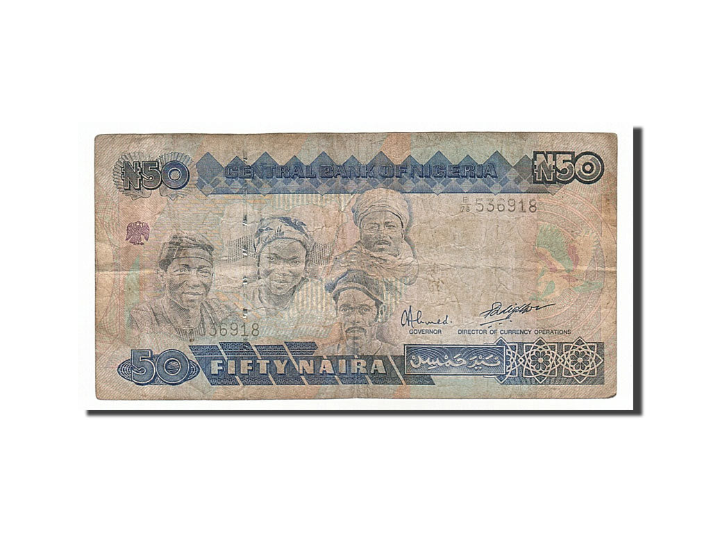 Banknote, Nigeria, 50 Naira, 1991, VF(20-25)