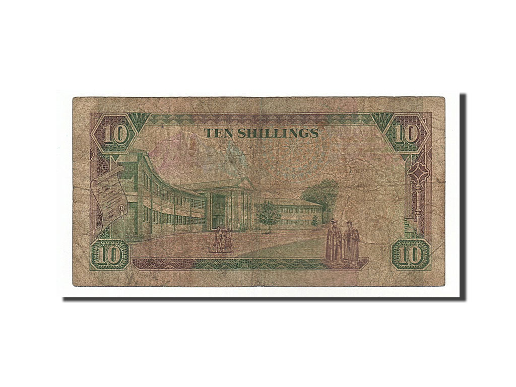 Banknote, Kenya, 10 Shillings, 1992, 1992-01-02, VF(20-25)