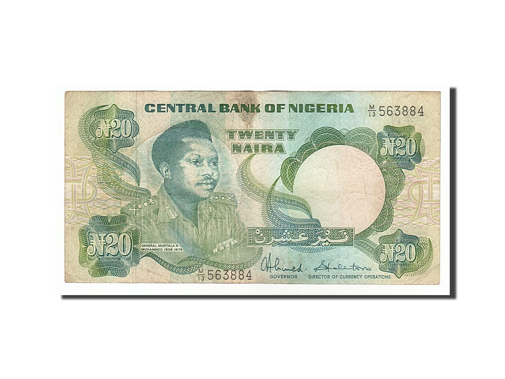 Banknote, Nigeria, 20 Naira, 1984, VF(30-35)