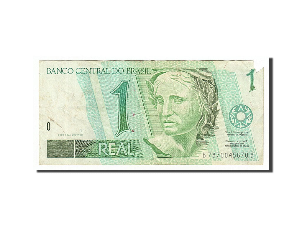 Banknote, Brazil, 1 Réal, 1997, F(12-15)