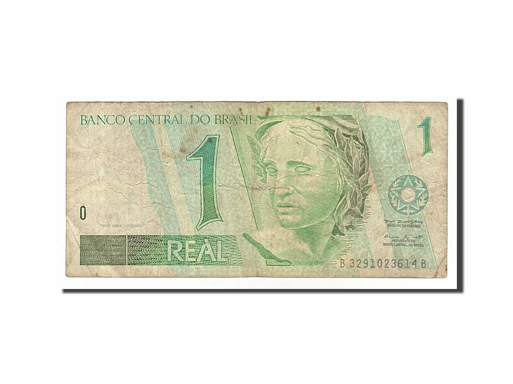 Billete, 1 Réal, 1997, Brasil, BC