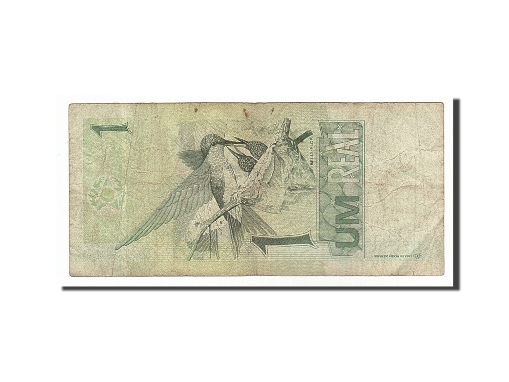 Billete, 1 Réal, 1997, Brasil, BC