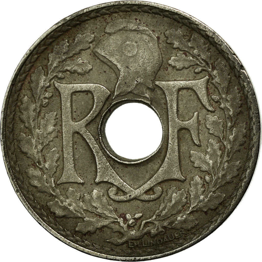 Moneta, Francia, Lindauer, 5 Centimes, 1931, BB, Rame-nichel, KM:875